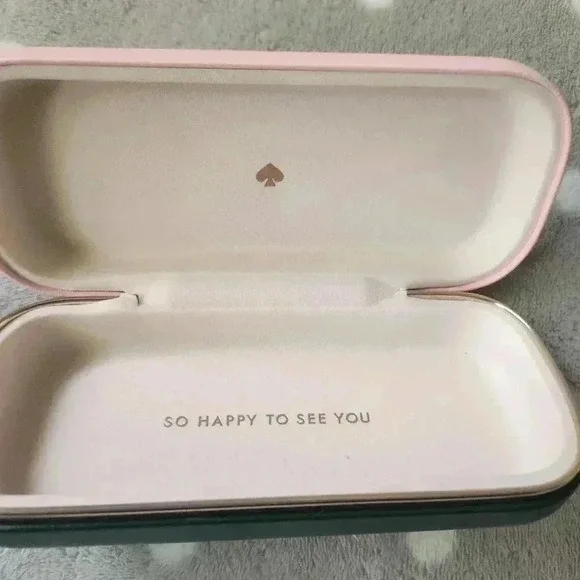 Kate Spade Pink  & *Green Glasses Case - Picture 6 of 6